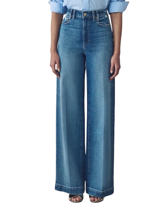 PAIGE Denim - Paige NWT Harper Wide-Leg Jeans Timbre Size 28